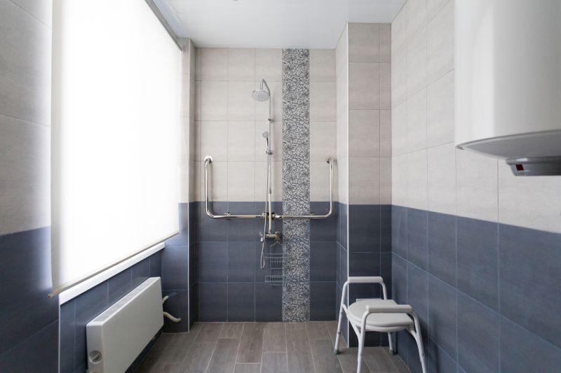 Walk-in Shower with Modern Tiles